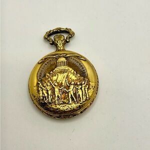 Vintage 17 Jewels US Constitution Bicentennial Pocket Watch